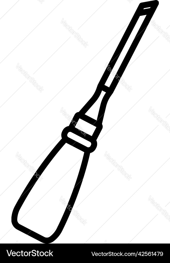 Chisel icon Chisel icon vector image