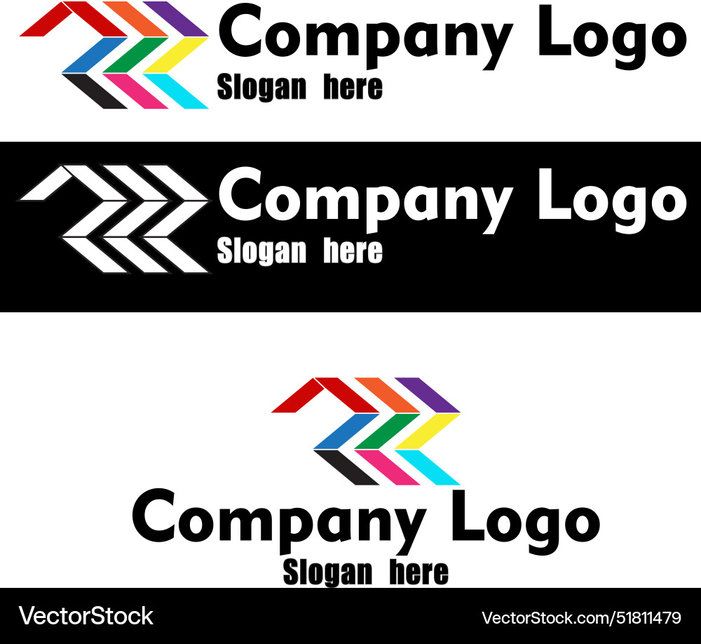 Company logo 8 Royalty Free Vector Image - VectorStock
