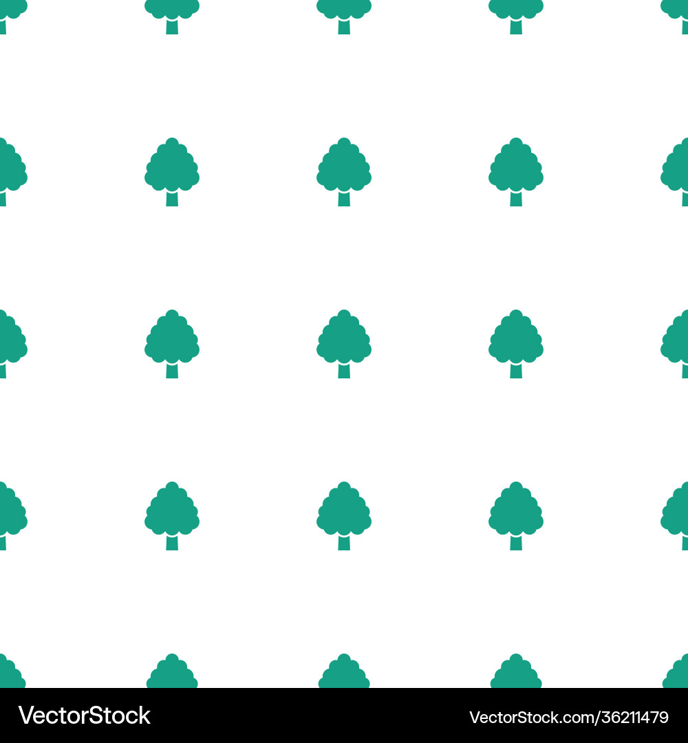 Cpu in tree icon pattern seamless white background vector image