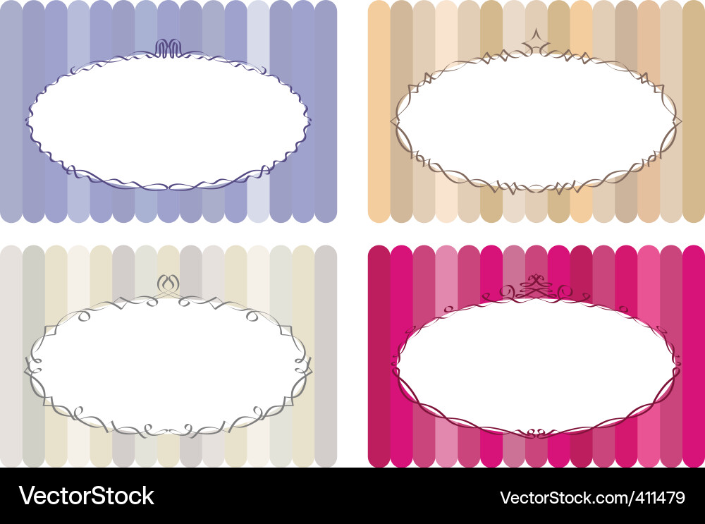 Label set Vector Image