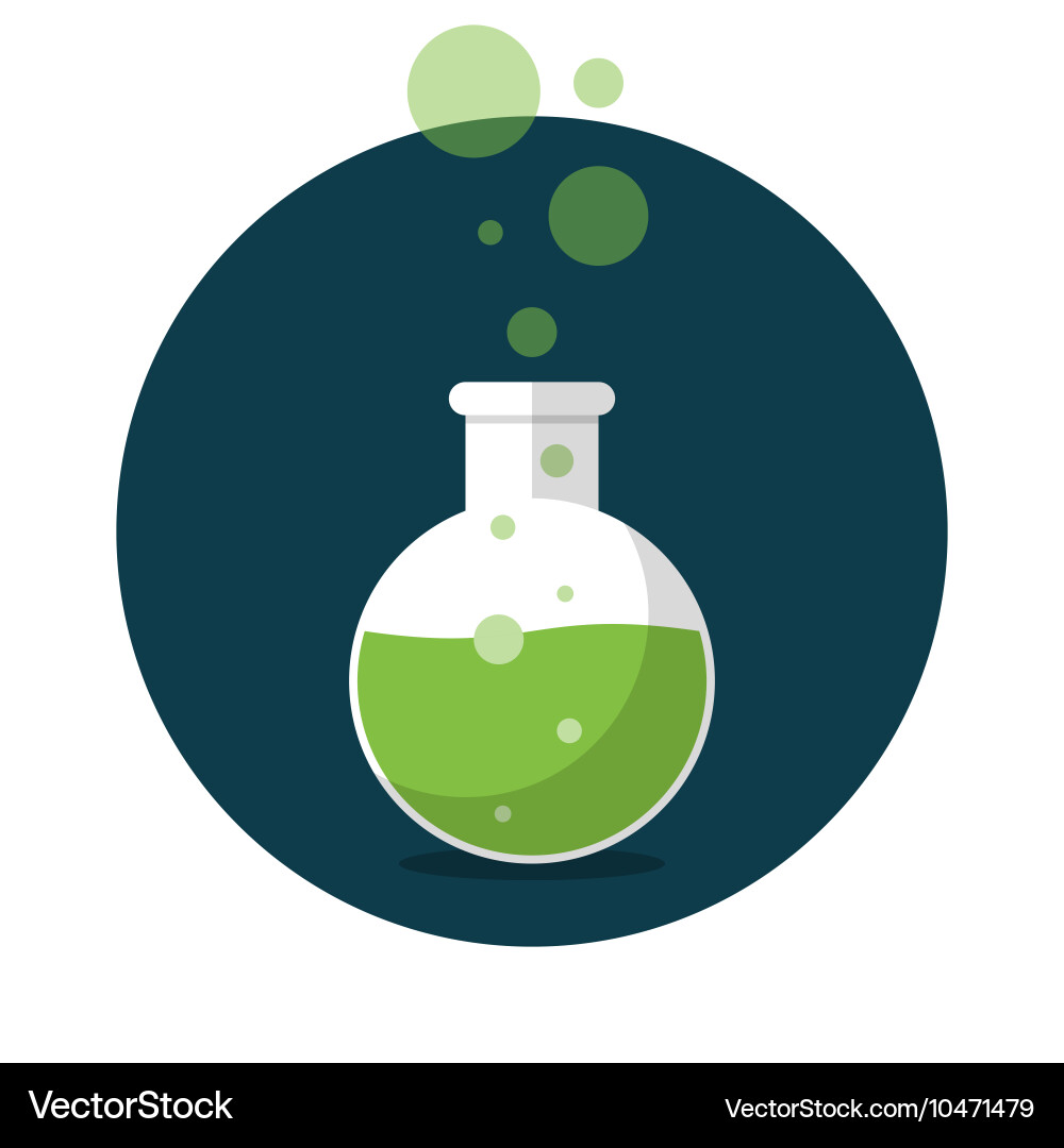 Laboratory Glassware - Flask Vector Image