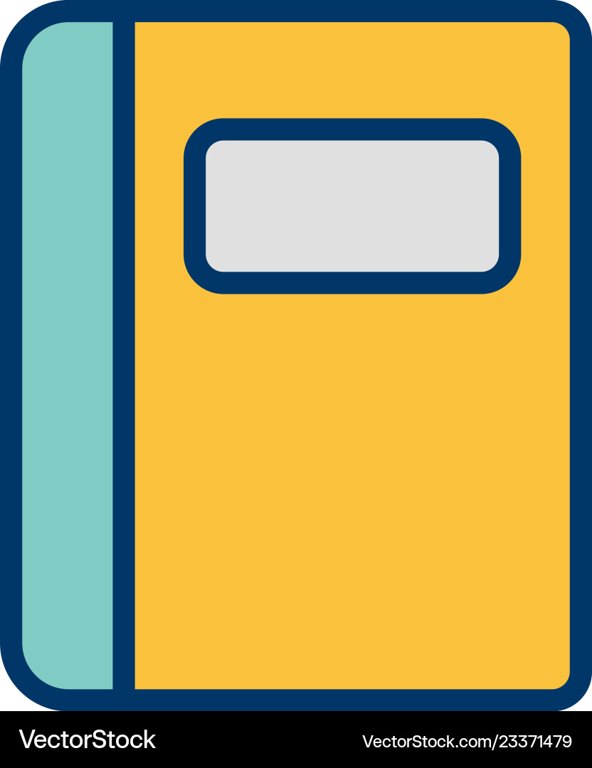 Notebook icon vector image