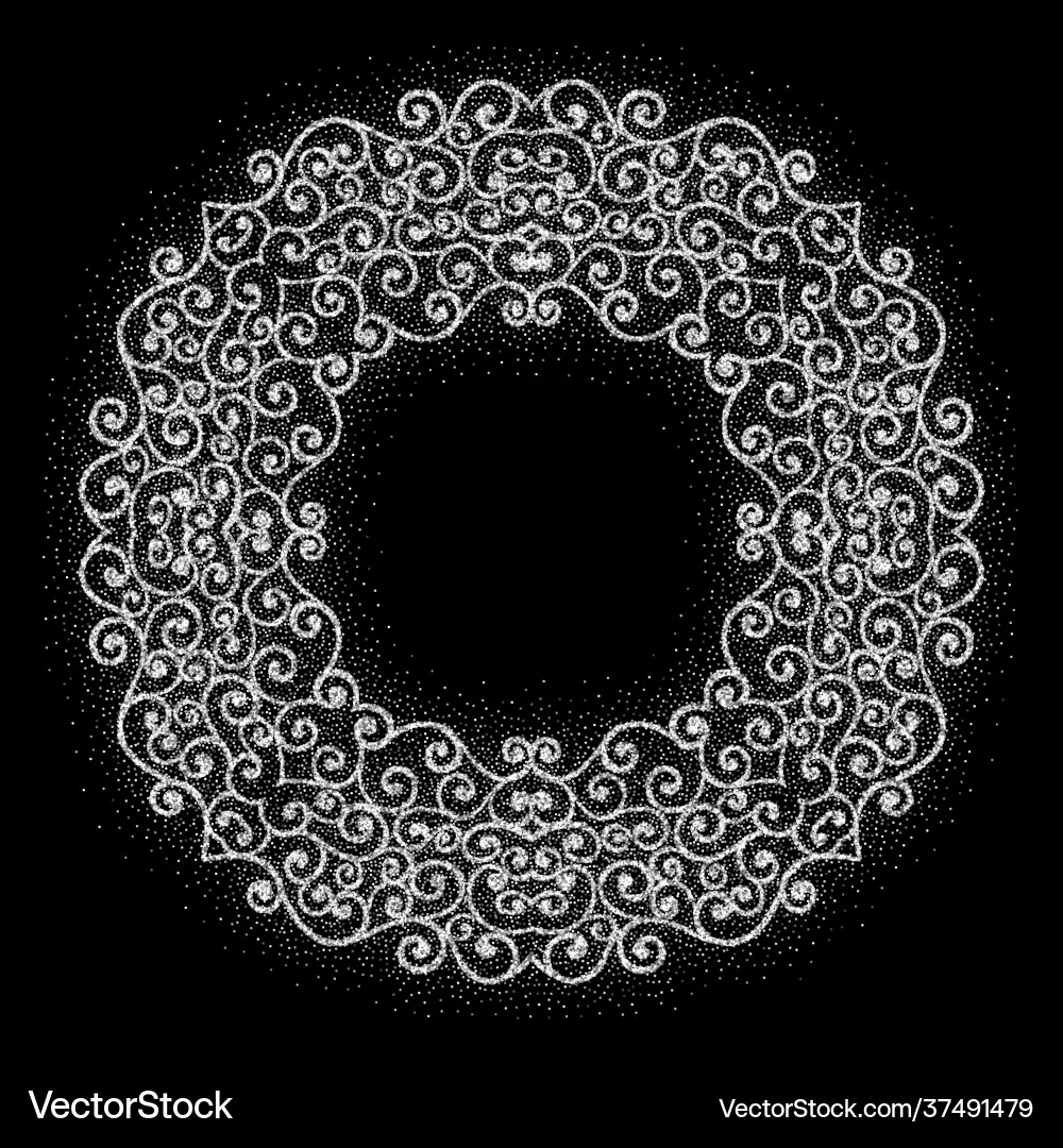 Retro shiny frame or border Retro shiny frame or border vector image