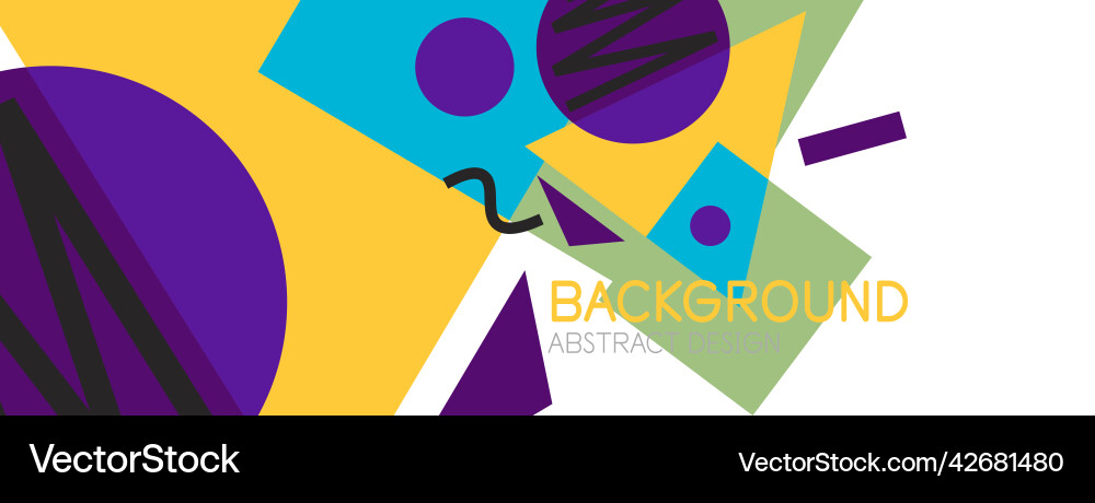 Abstract background blocks lines triangles Abstract background blocks lines triangles Vector Image