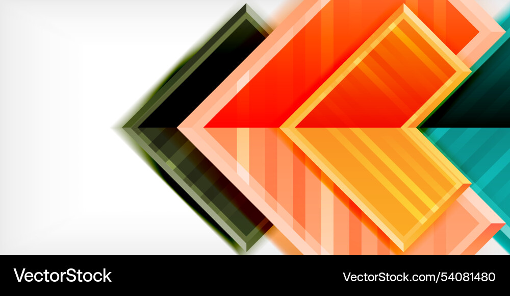 Arrow geometric abstract background Royalty Free Vector