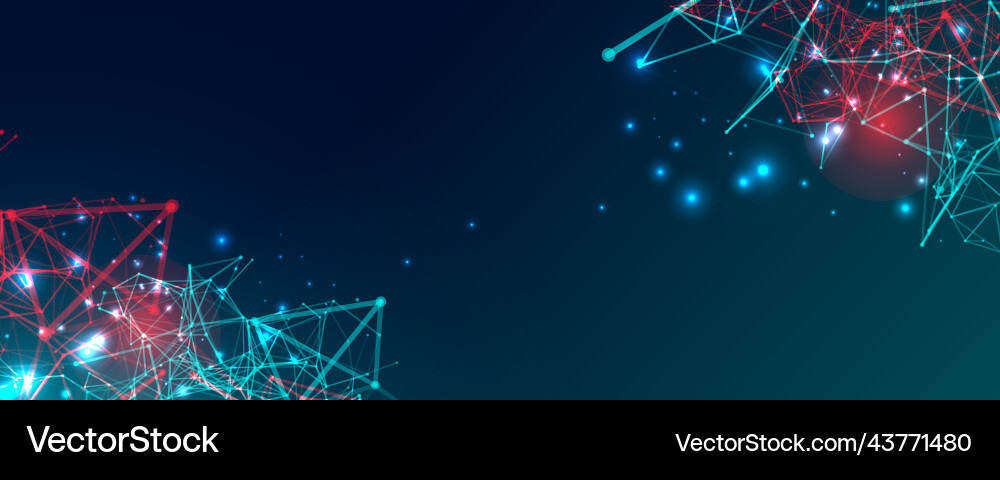 Background with plexus effect futuristic Background with plexus effect futuristic vector image