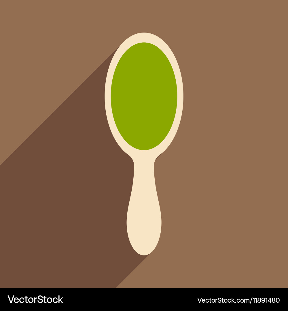 Flat with shadow icon and mobile application Vector Image