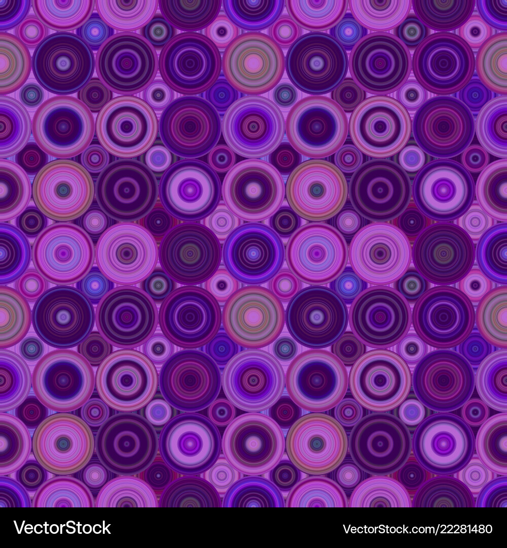 Geometric circle mosaic pattern background Vector Image
