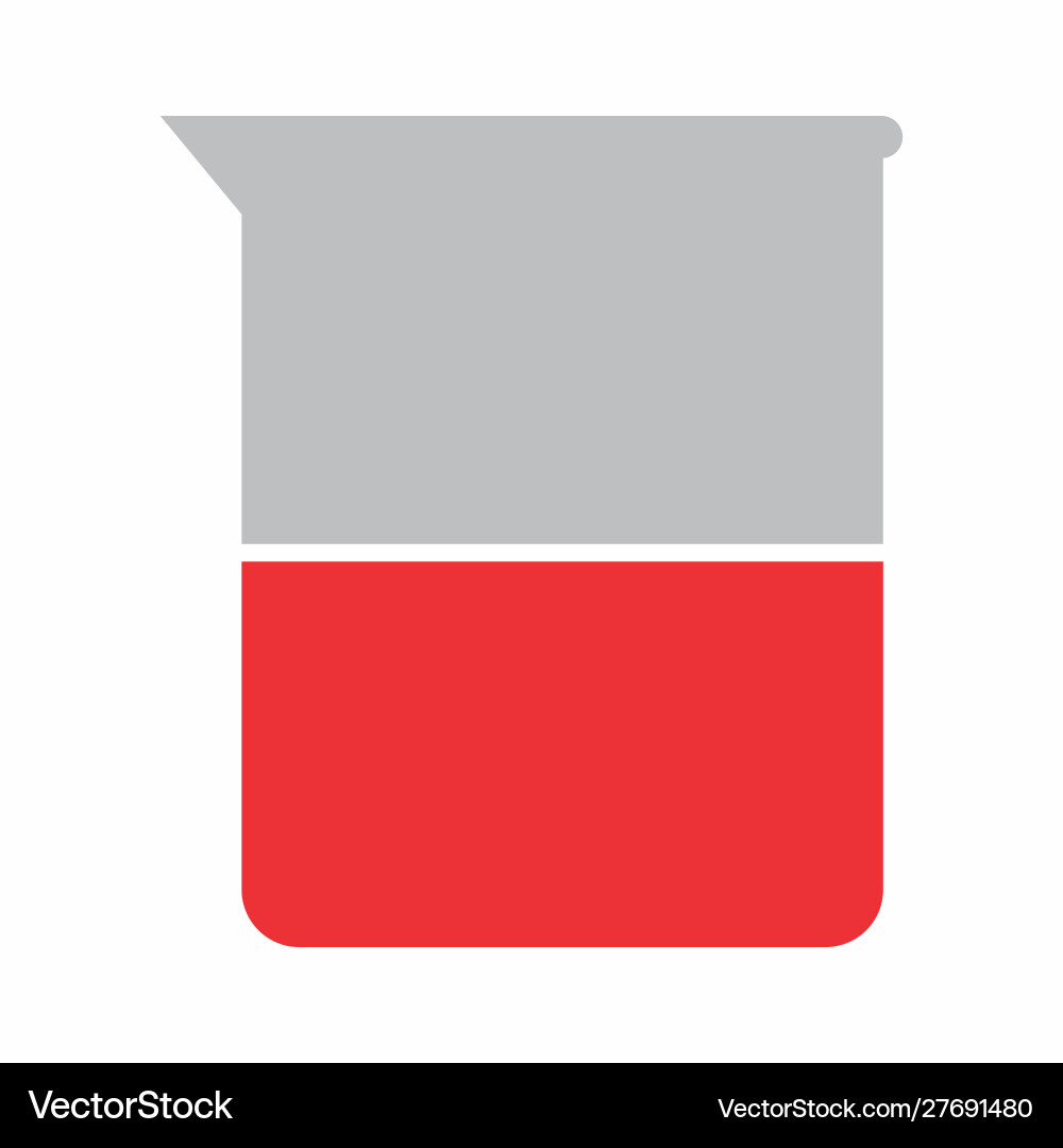 Lab flask icon Lab flask icon Vector Image
