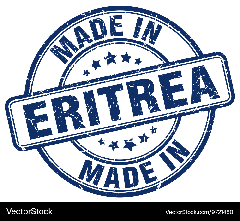 Made in eritrea Vector Image