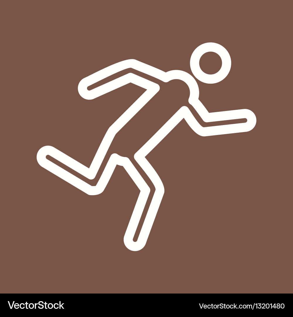Running Vector Image