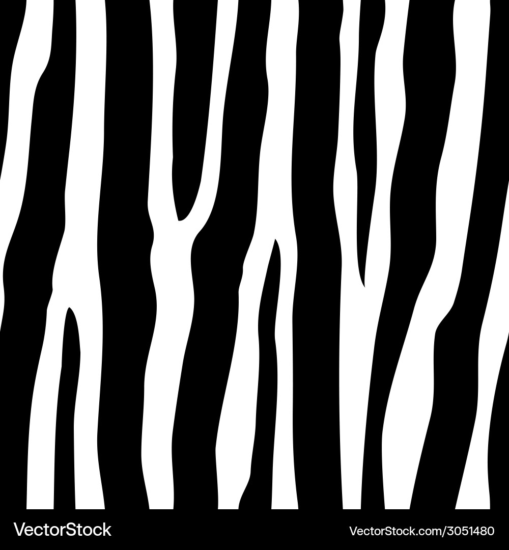 Seamless zebra pattern Vector Image
