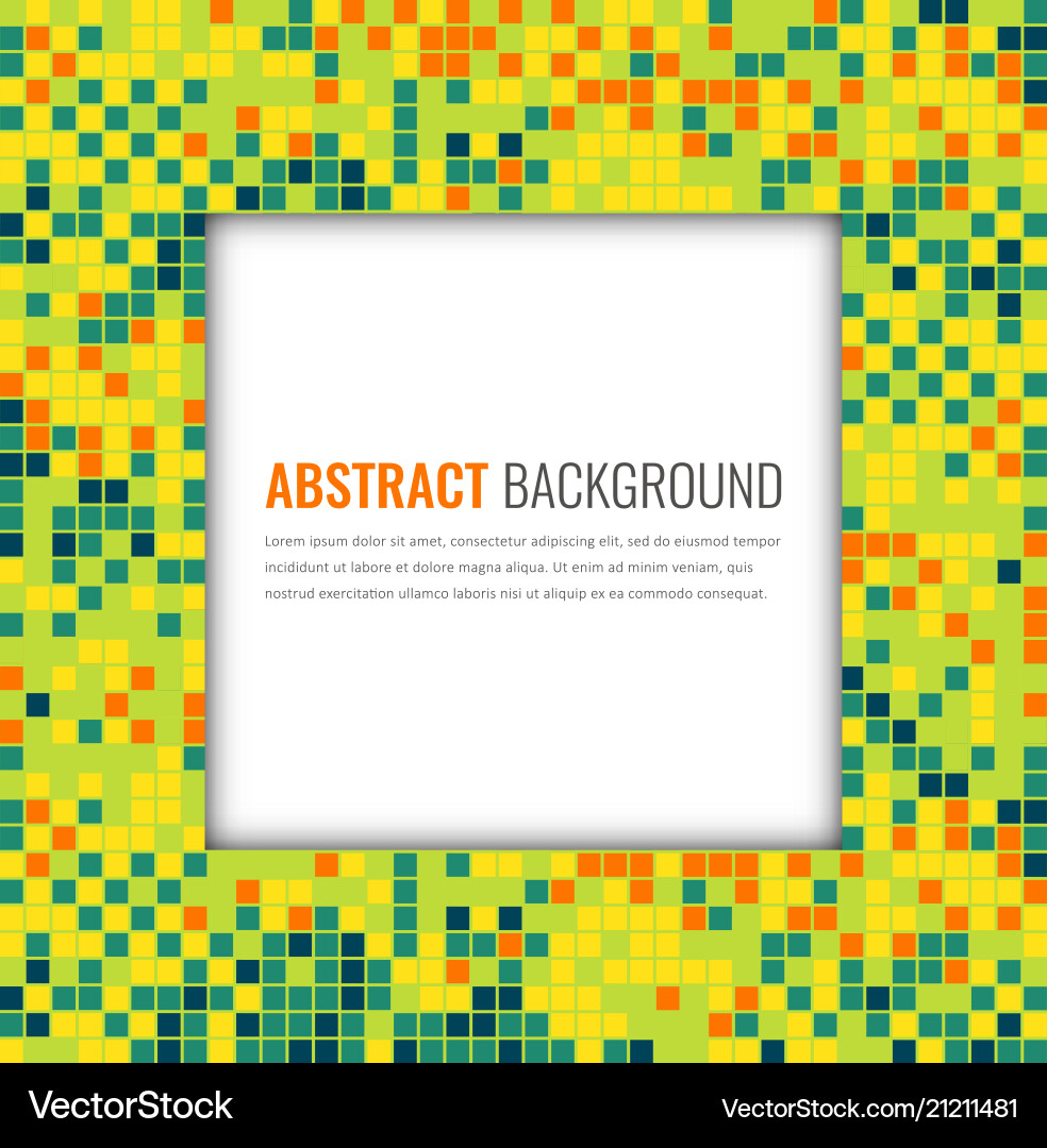 Abstract mosaic background with colorful pixels Abstract mosaic background with colorful pixels vector image