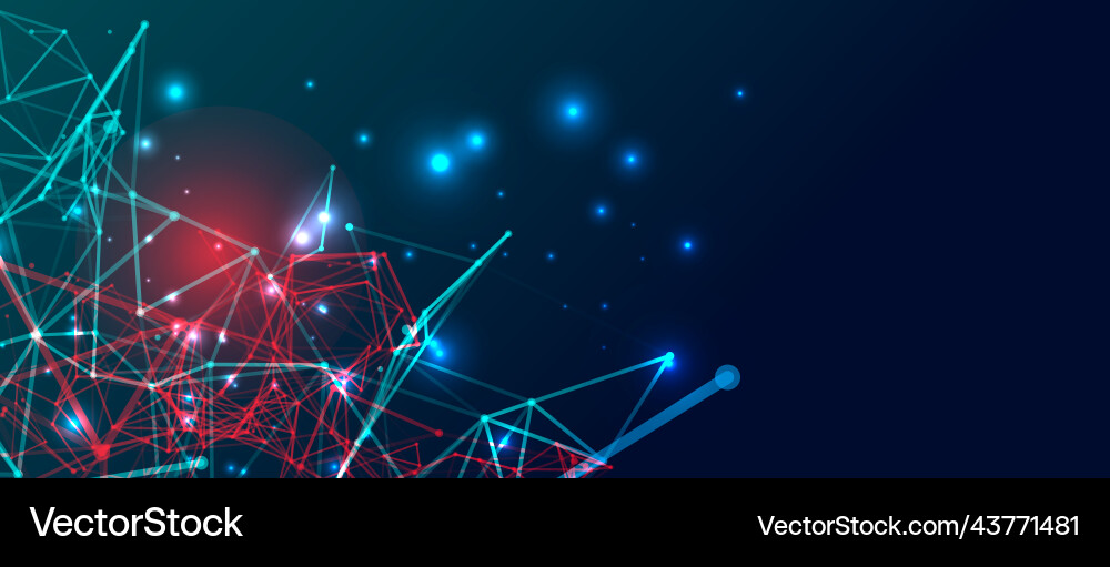 Background with plexus effect futuristic Background with plexus effect futuristic vector image