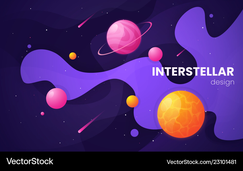 Cartoon Galaxis futuristischer Außenraum Hintergrund Cartoon Galaxis futuristischer Außenraum Hintergrund vektorbild