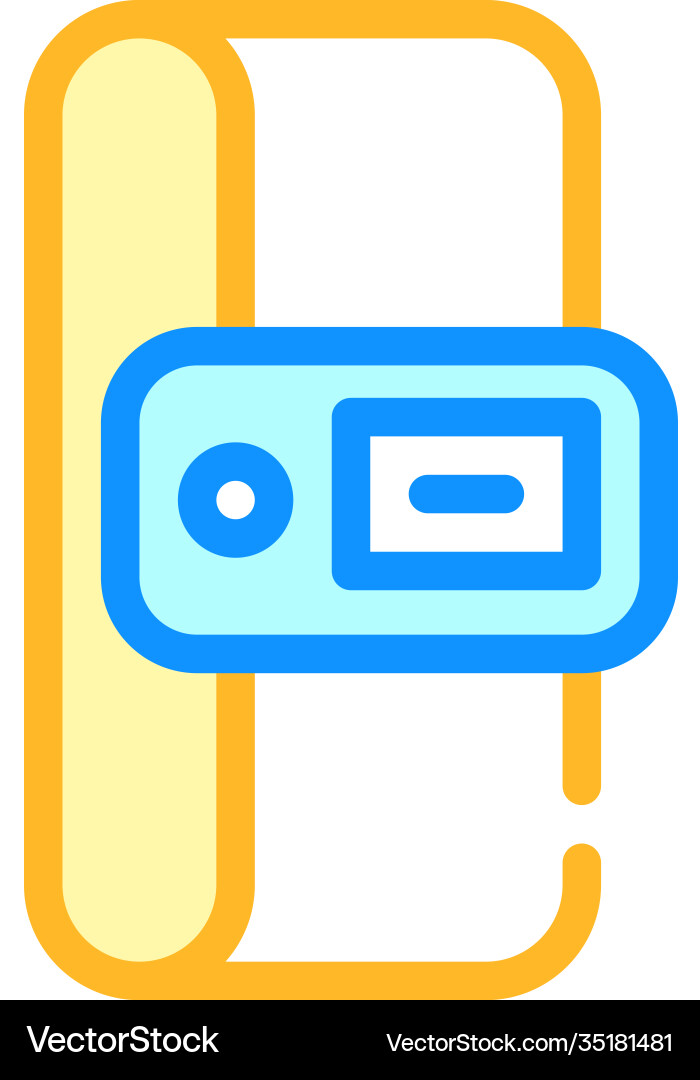 Constant temperature control sensor color icon vector image