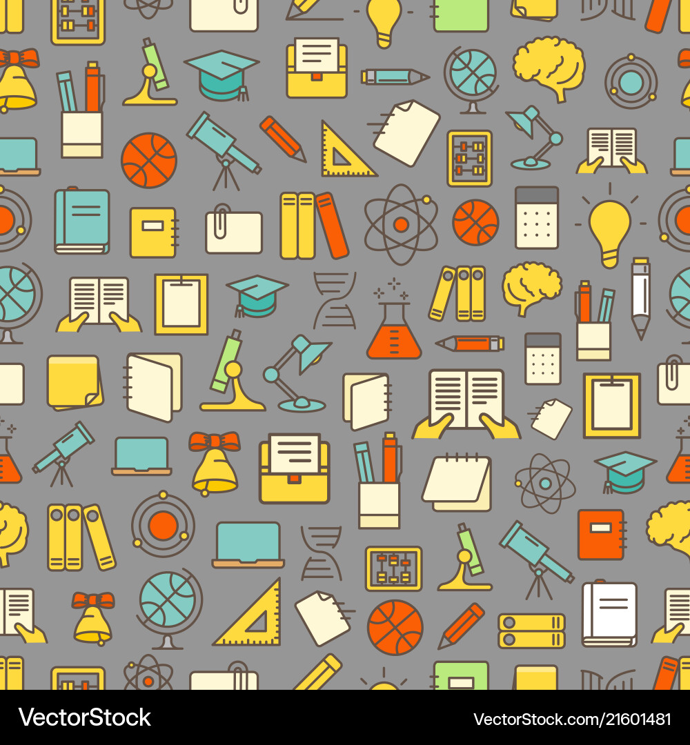 Network App Icon Pattern vector image