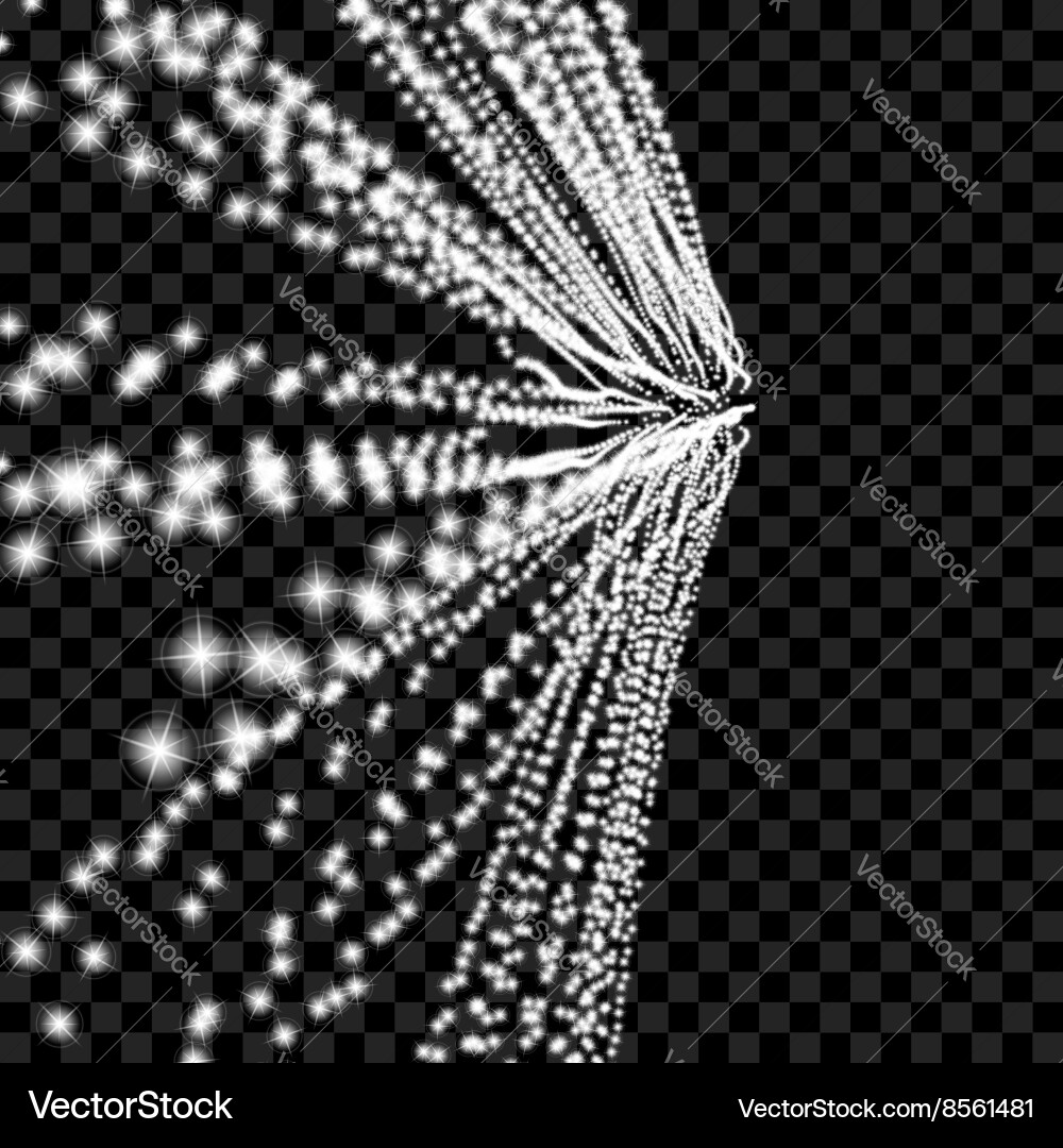 Point flow design template abstract vector image