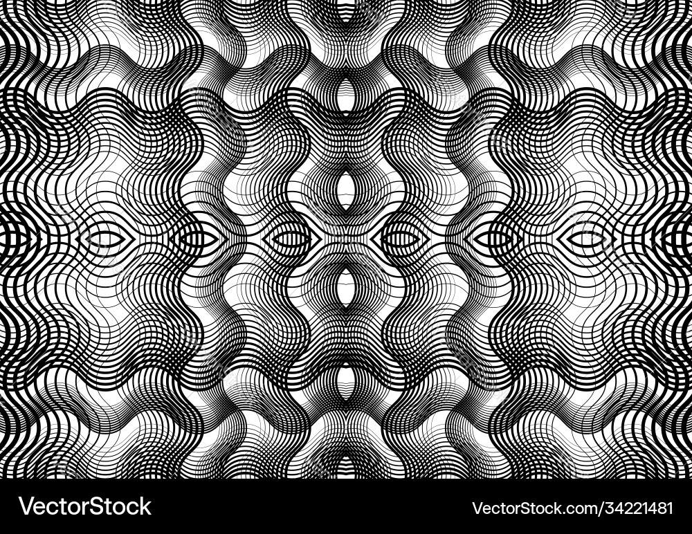 Repeatable and tileable grid mesh zig-zag Repeatable and tileable grid mesh zig-zag Vector Image