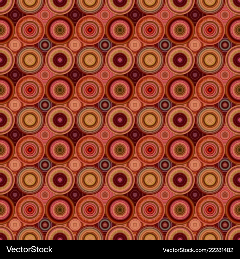 Abstract geometric concentric circle pattern Vector Image