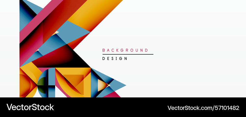Abstract geometric shapes overlap creating Abstract geometric shapes overlap creating vector image