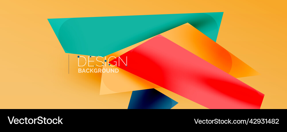 Background color abstract overlapping lines Vector Image
