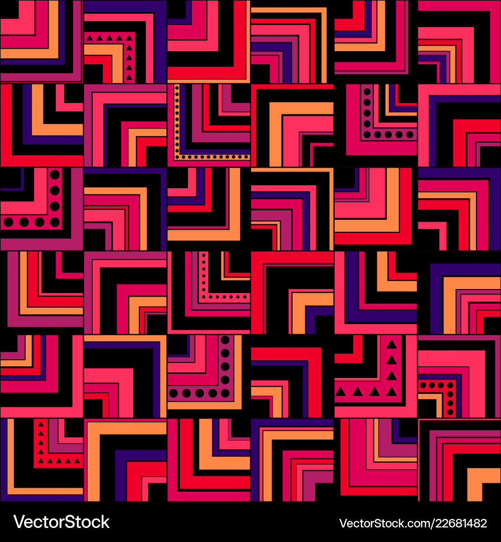 Background with squares circles and triangles Background with squares circles and triangles vector image