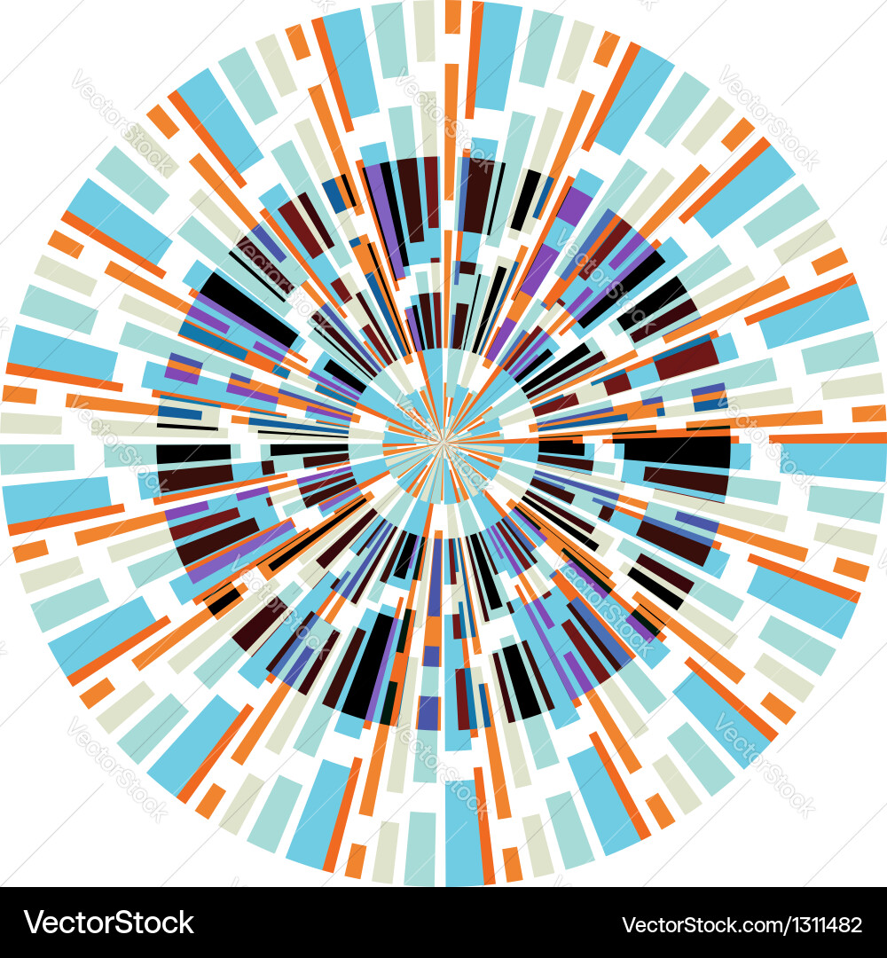 Dynamic Geometric Pattern vector image