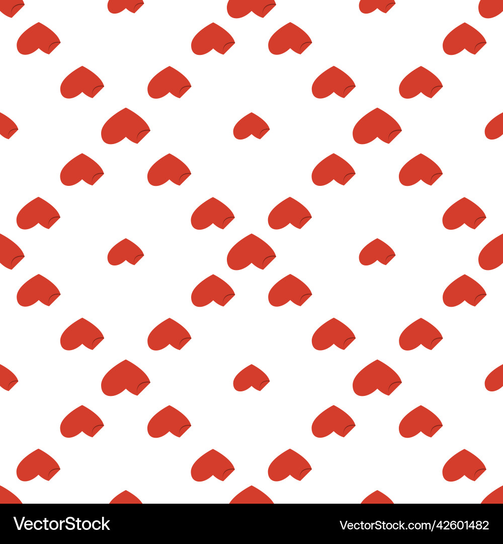 Line art seamless pattern in the form of a red Line art seamless pattern in the form of a red Vector Image
