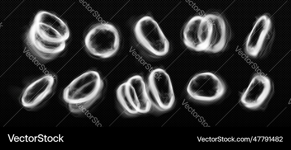 elf bar vape uk Vector smoke ring. Realistic circle vape texture. Transparent cloud shape.  - Stock Image