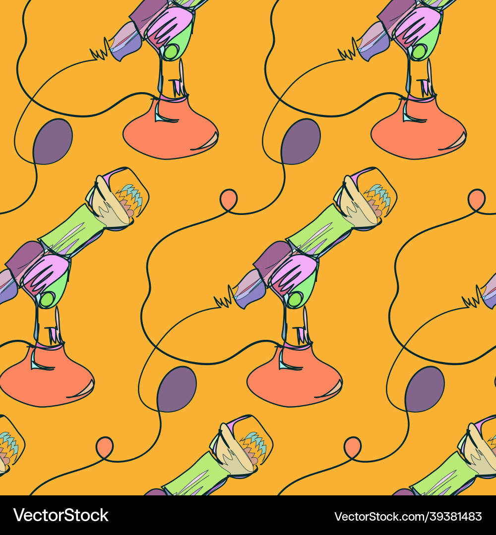 Microphone sketch isolated design element Vector Image