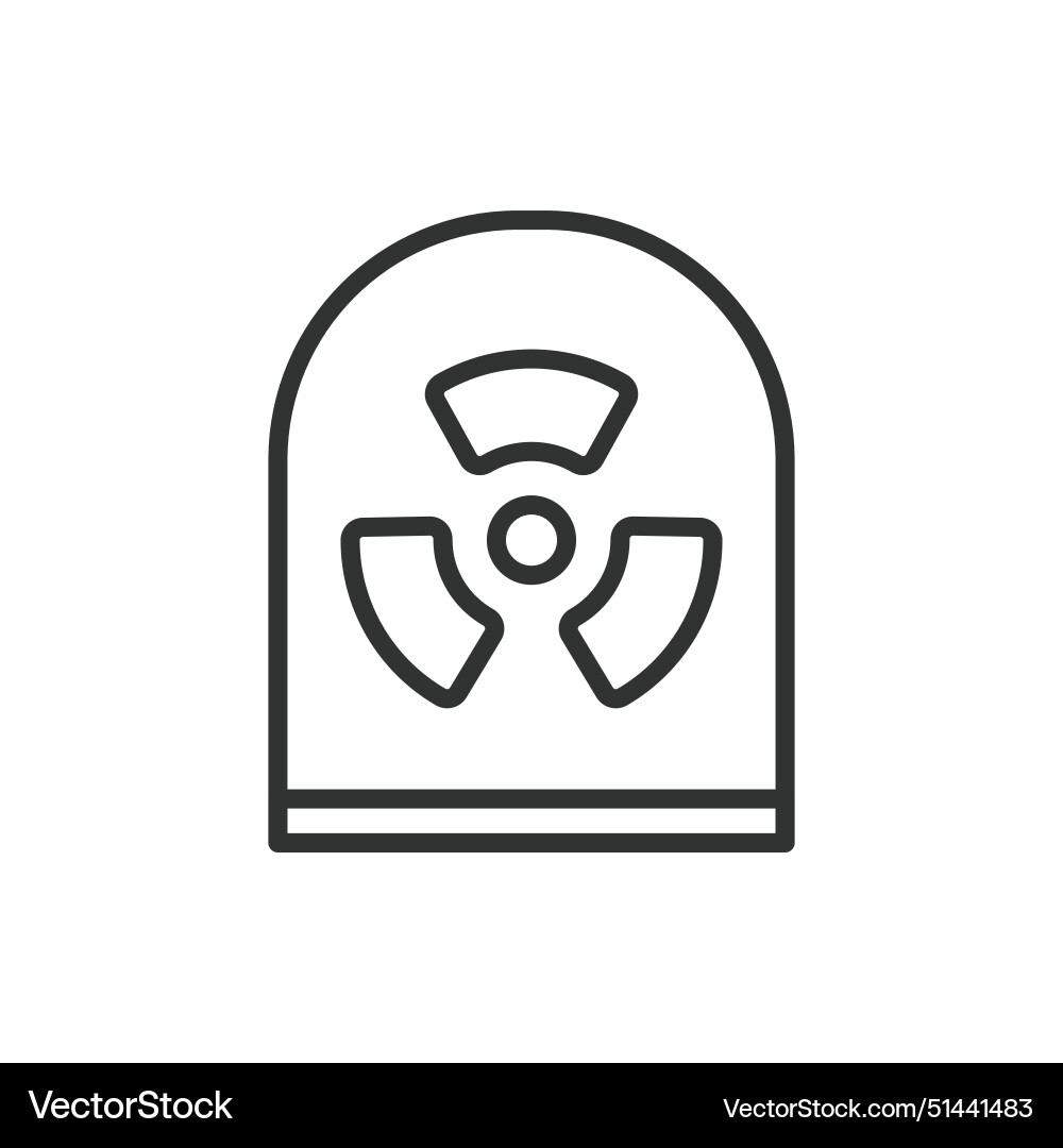Radiation shielding in line design Radiation shielding in line design vector image