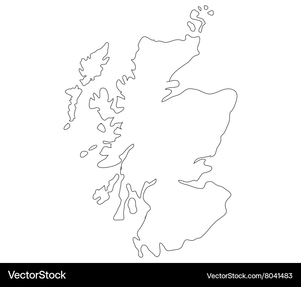 Scotland Map vector image