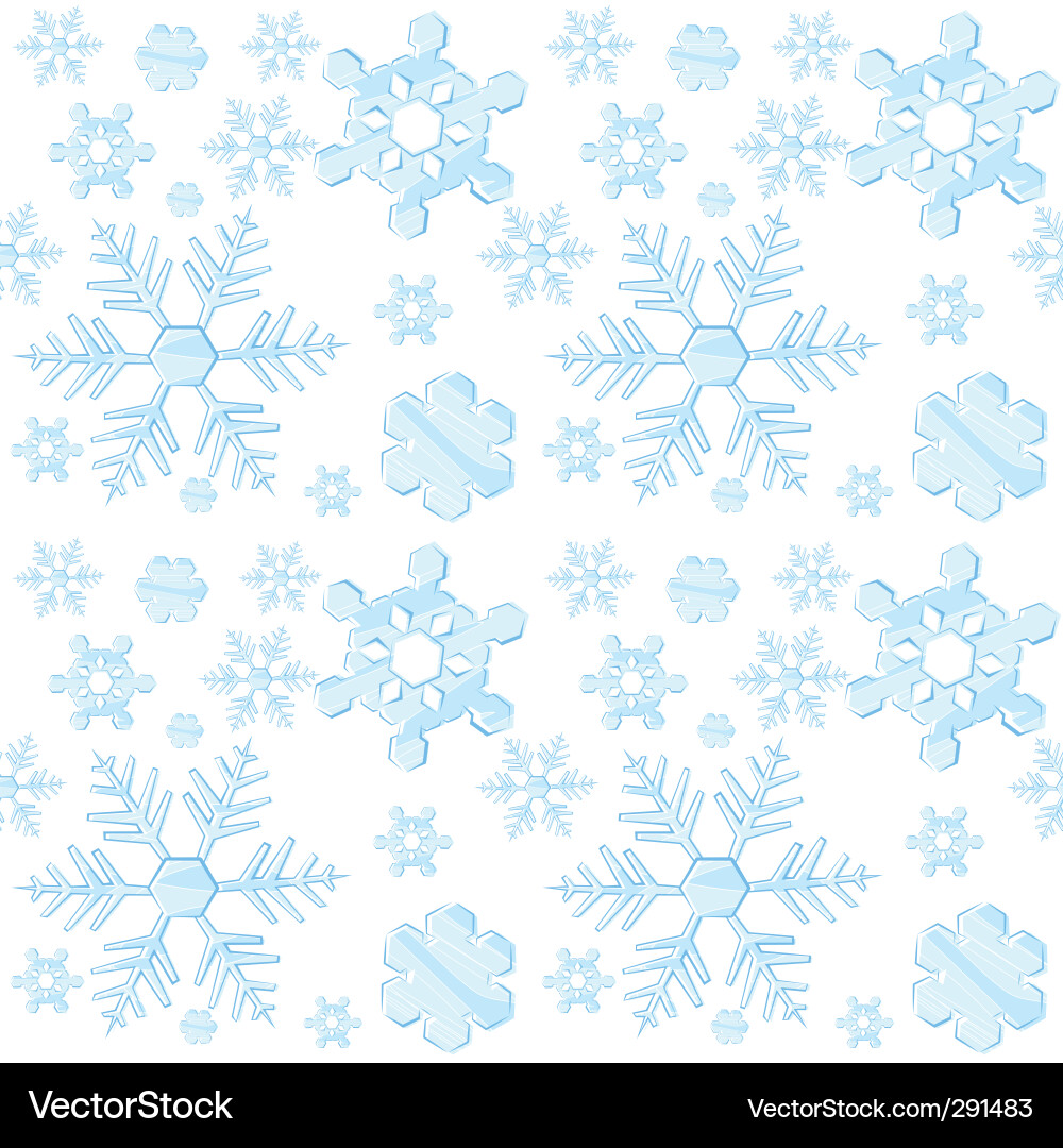 Snowflake Background vector image