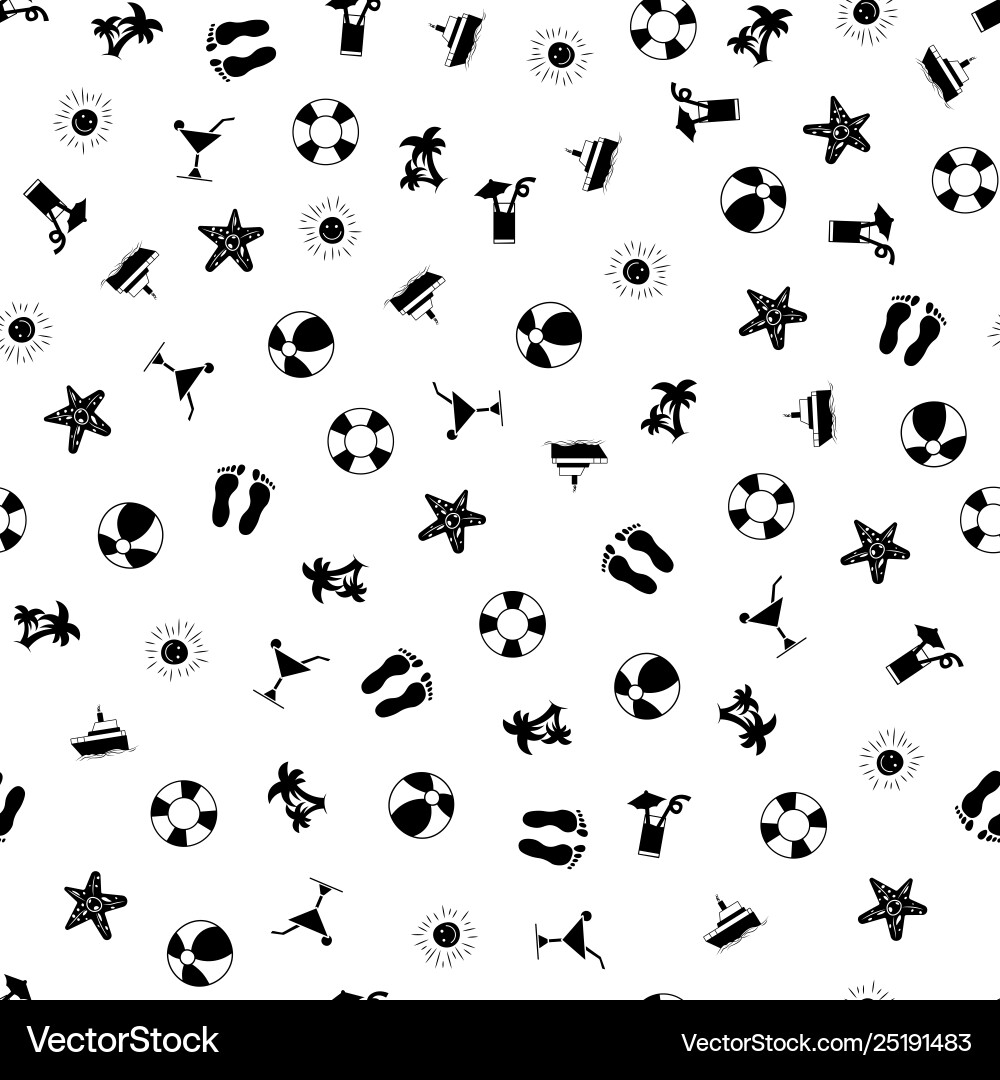 Summer seamless pattern background texture Summer seamless pattern background texture Vector Image