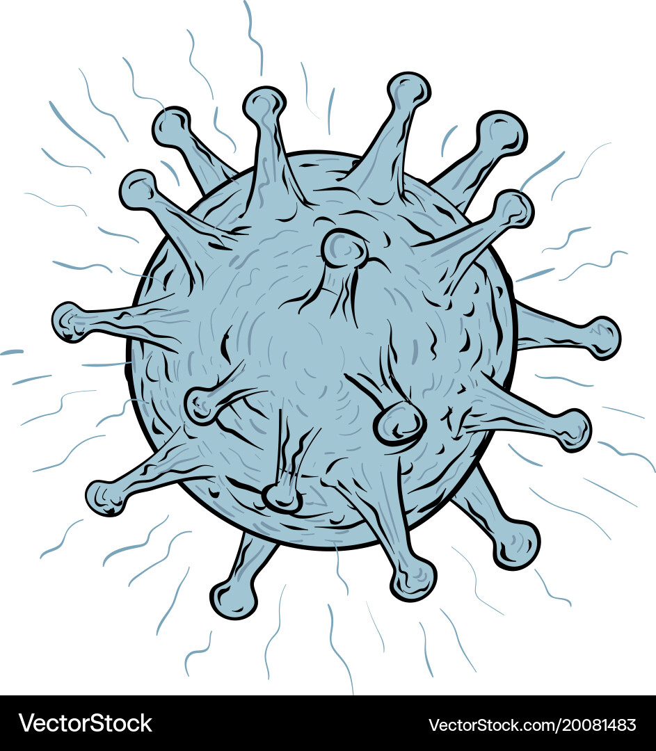 Viral Sketch Royalty Free Vector Image Vectorstock