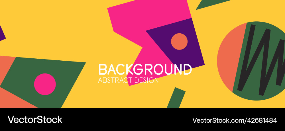 Abstract background with blocks lines geometric Abstract background with blocks lines geometric vector image