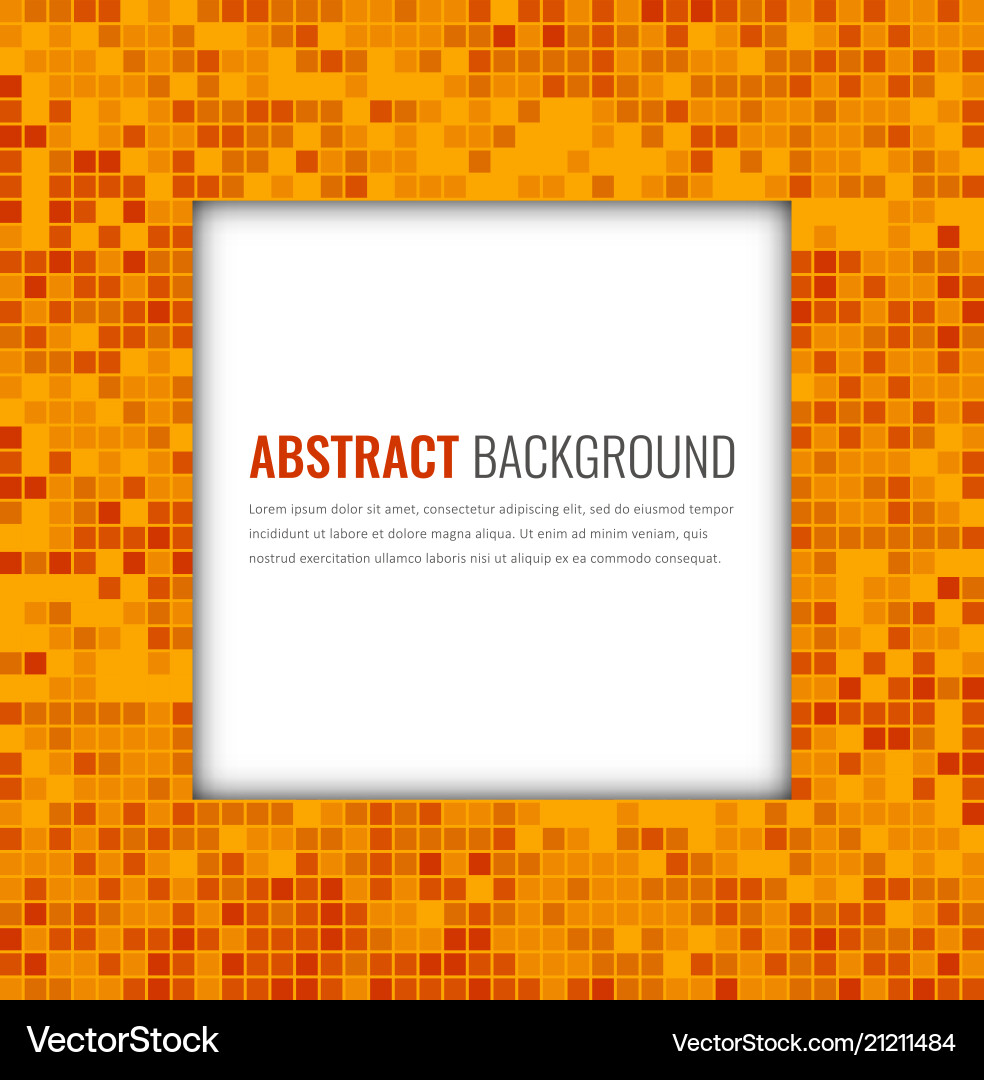Abstract mosaic background with colorful pixels Abstract mosaic background with colorful pixels Vector Image