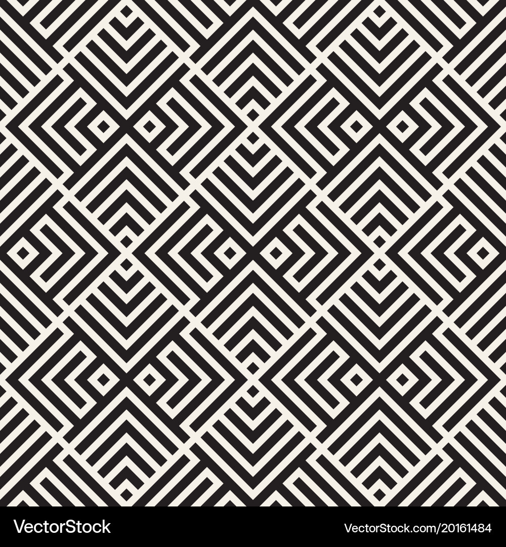 Geometric Lattice Pattern vector image