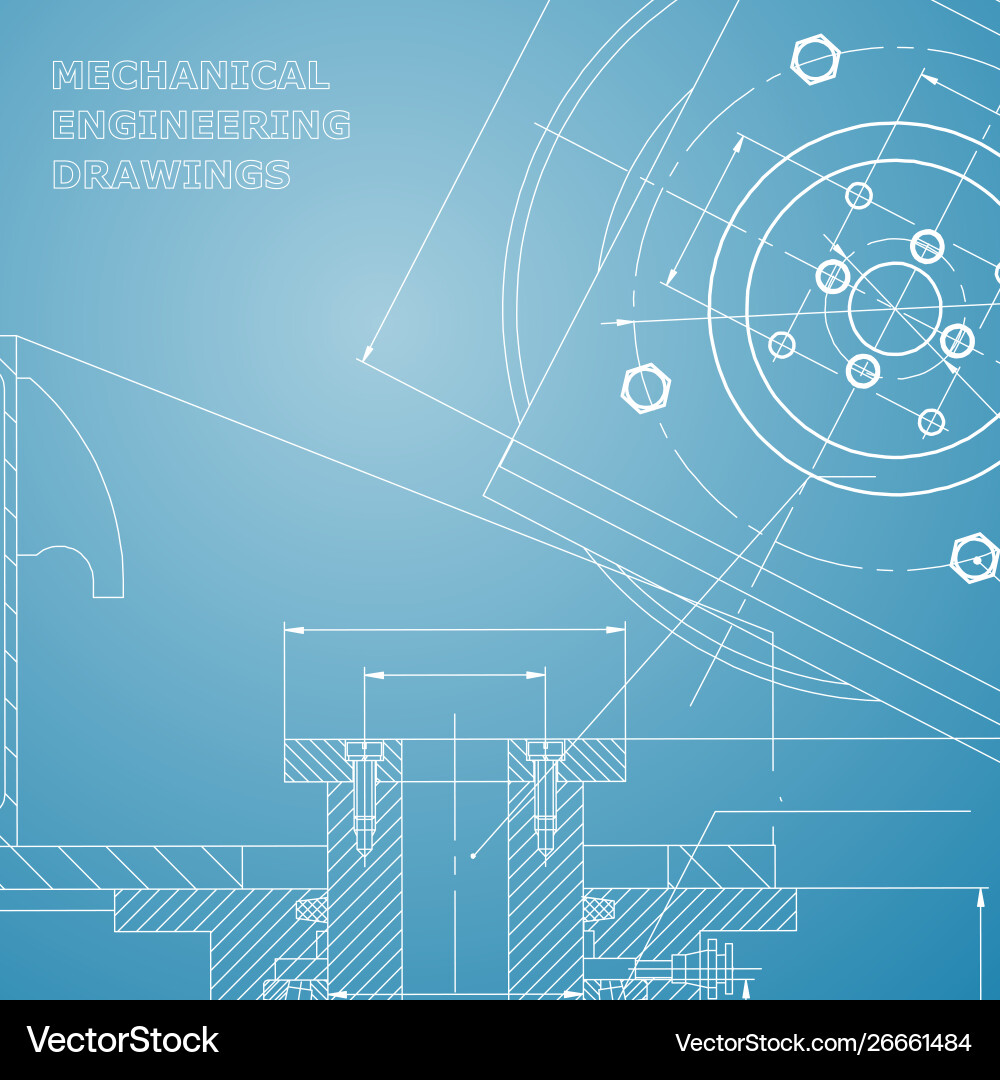 Mechanics technical design engineering style Mechanics technical design engineering style vector image