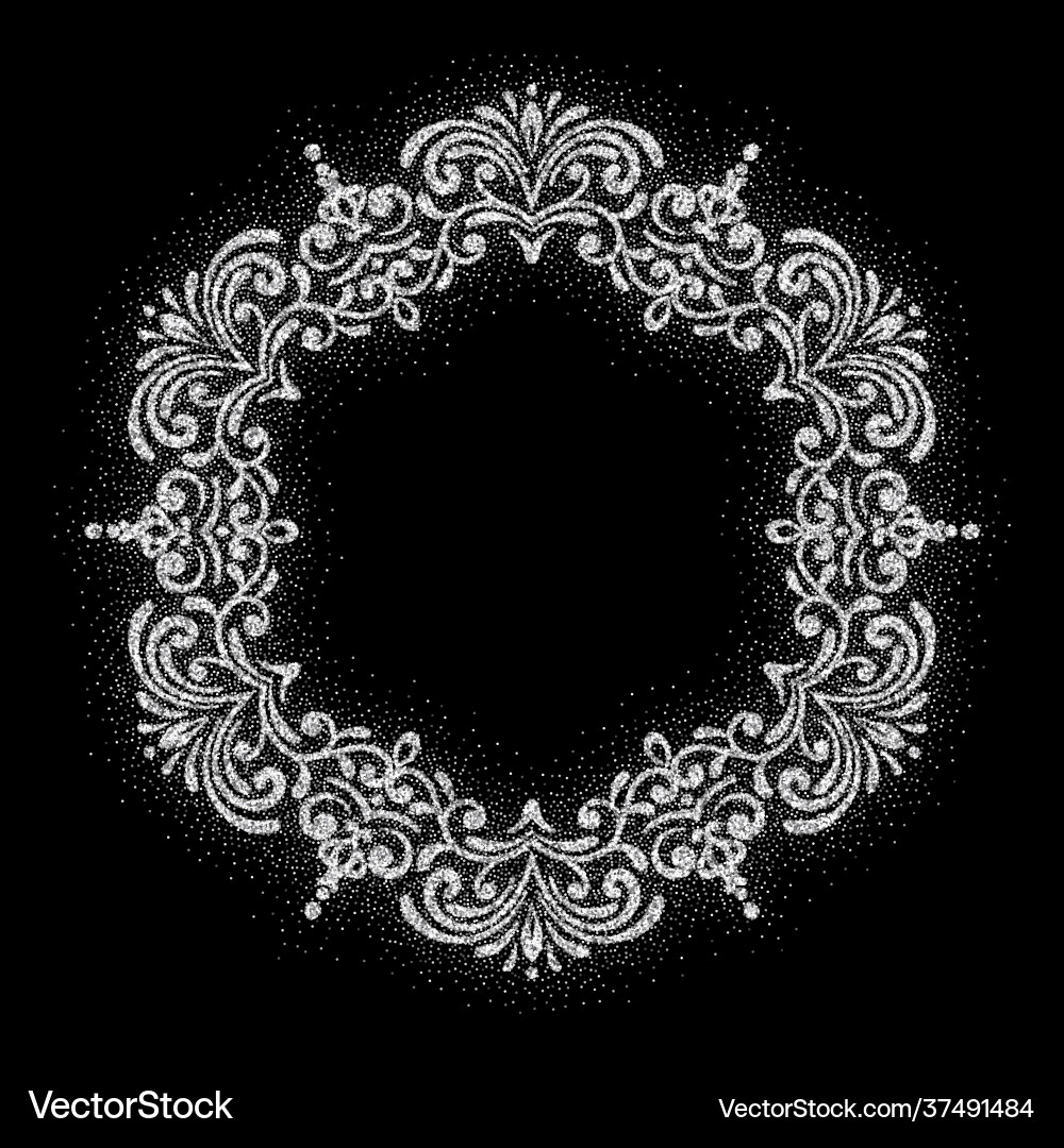 Retro shiny frame or border Retro shiny frame or border vector image
