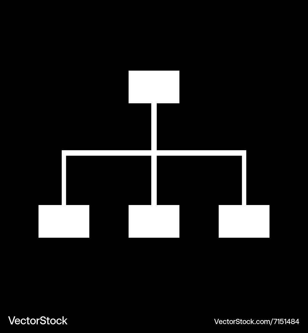 Site map icon for your projects Vector Image