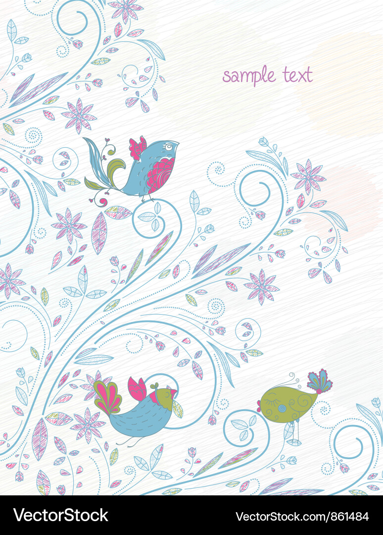 Spring background Vector Image