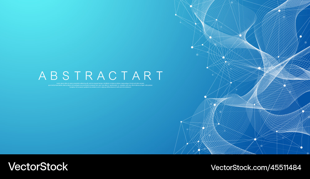 Technology abstract lines and dots connection Technology abstract lines and dots connection vector image