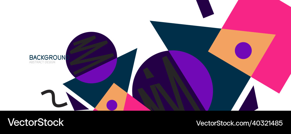 Abstract background blocks lines triangles Abstract background blocks lines triangles vector image