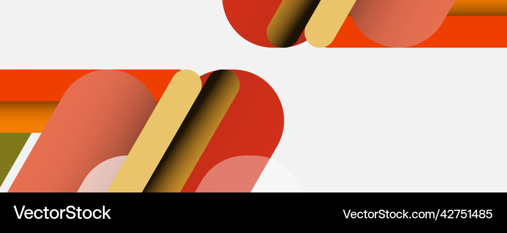 Abstract background round shapes lines Abstract background round shapes lines Vector Image