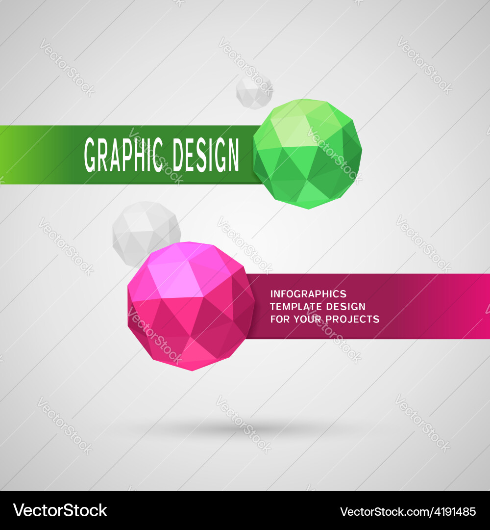 Abstract Spherical Elements vector image