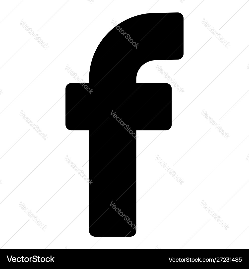 F initial letter for logo company isolated F initial letter for logo company isolated vector image