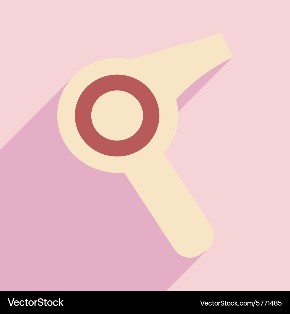 Flat with shadow icon and mobile application Vector Image