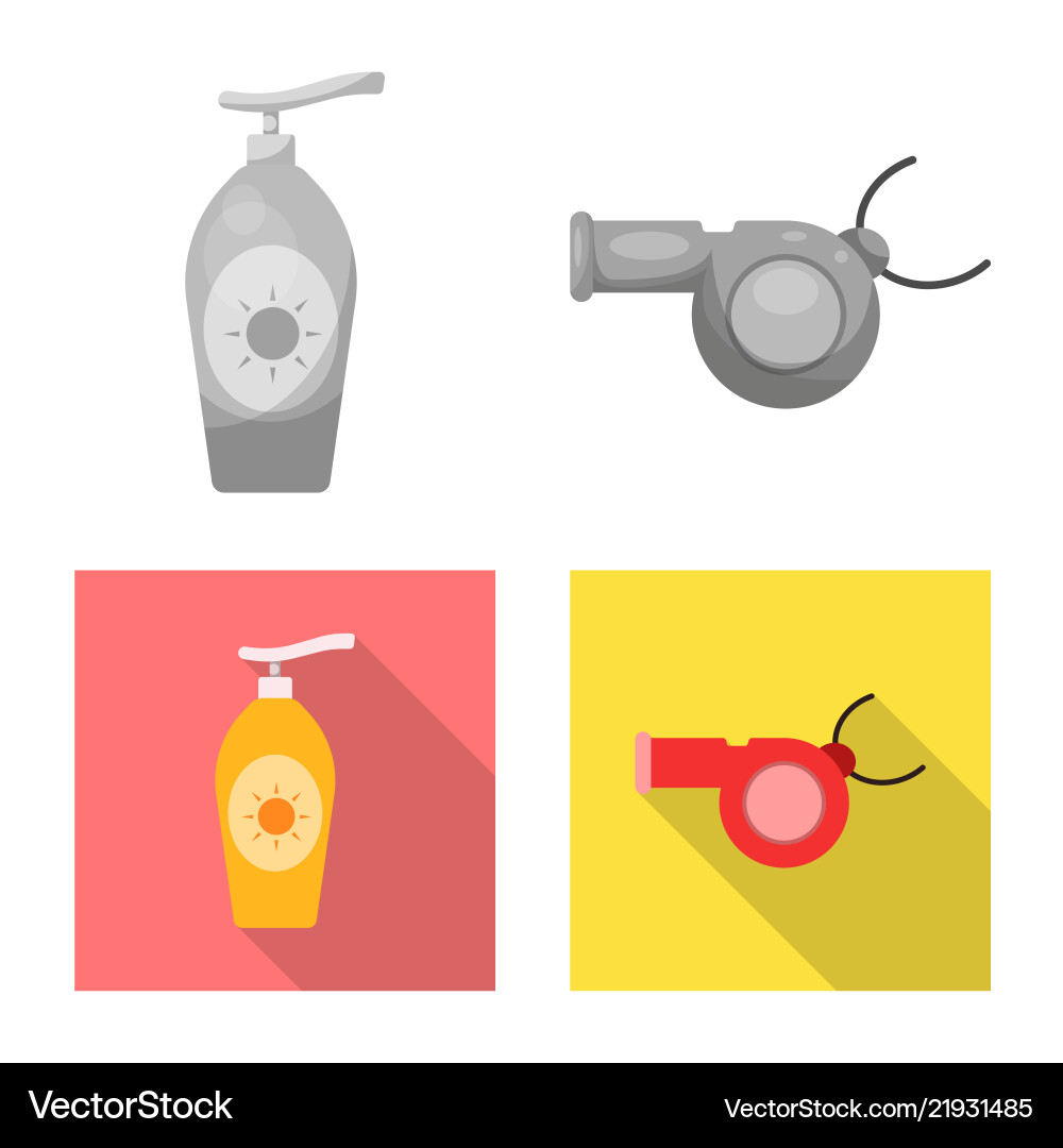Isolated object of pool and swimming symbol Vector Image